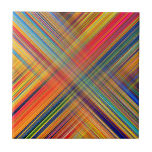 Carreau Motif Kriss Kross Coloré