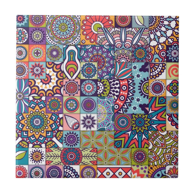 Carreau Motif Mandala (Devant)