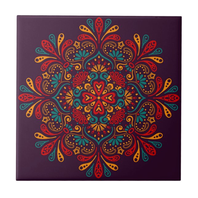 Carreau Motif Mandala/Carrelage marocain (Devant)