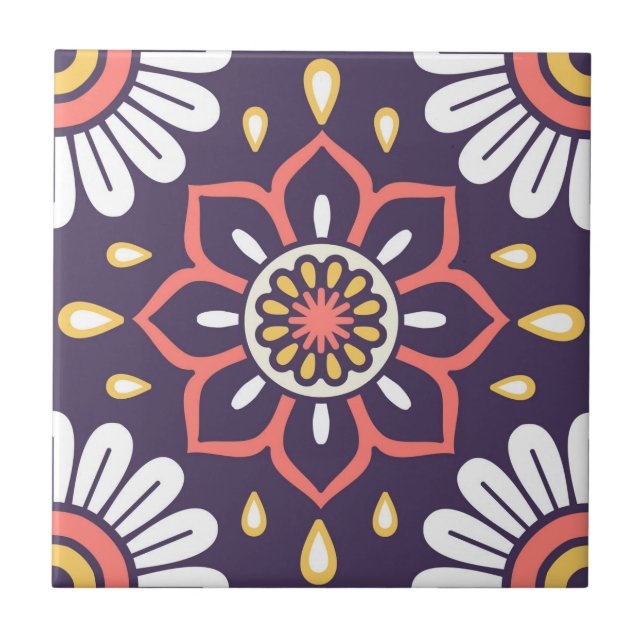 Carreau Motif Mandala/Carrelage marocain (Devant)