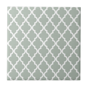 Carreau Motif marocain : Vert neutre