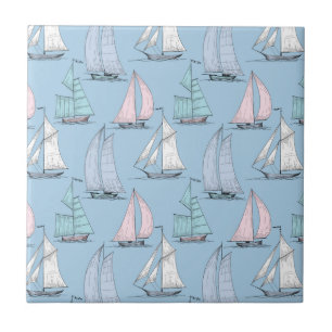 Carreau Motif mignon 1 de voilier