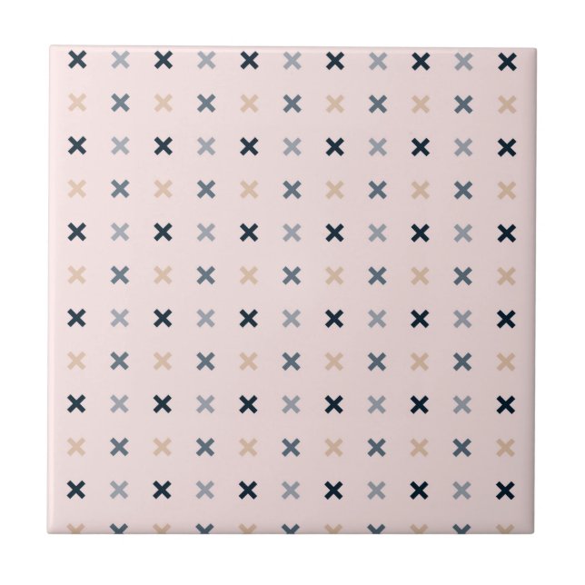 Carreau Motif minimaliste de Batsu X (Devant)