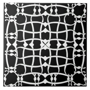 Carreau Motif monochromatique Art nouveau