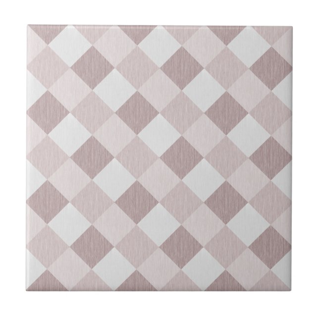 Carreau Motif Oblique de  géométrique beige et gris (Devant)