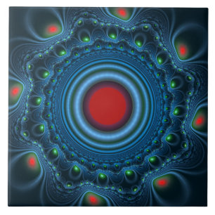 Carreau Motif orné de fée bleue