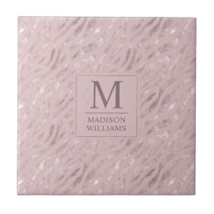 Carreau Motif Pailleté Or Rose Pâle Douceur Douce Personna