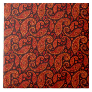 Carreau Motif paisley tourbillon