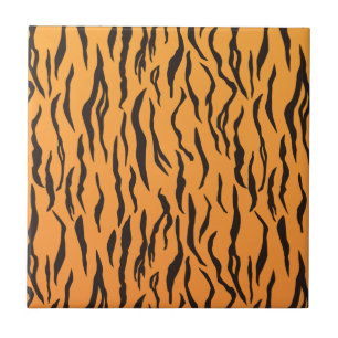 Carreau Motif Peau de tigre Rayures 