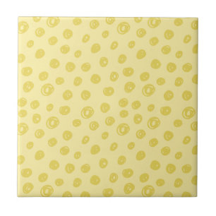 Carreau Motif Point Jaune