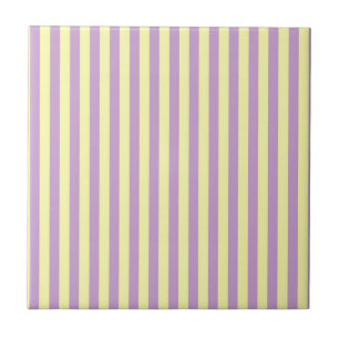 Carreau Motif rayures jaune violet minimal moderne