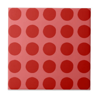 Carreau Motif Red Polkadot