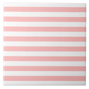 Carreau Motif rose et blanc de rayure
