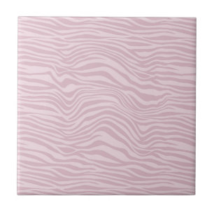 Carreau Motif rose Zebra Stripe sans couture