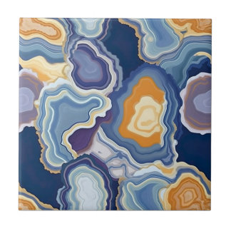 Carreau Motif sans fin Géode Agate