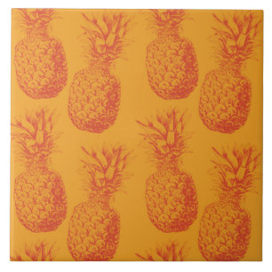 Carreau Motif transparent avec ananas