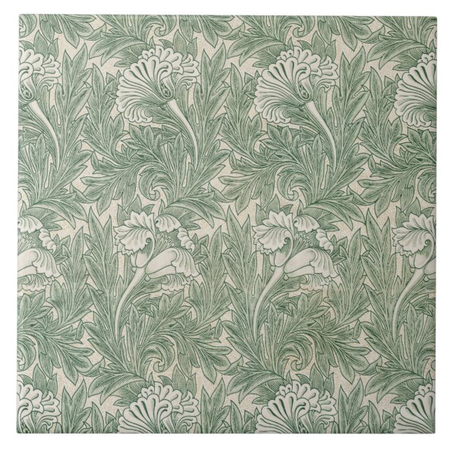 Carreau Motif Tulip (par William Morris) (Devant)