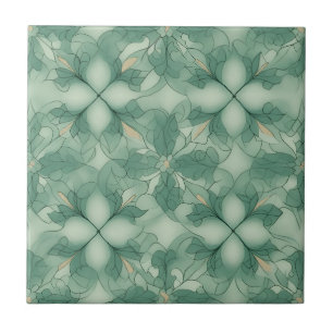 Carreau Motif vert moderne Geo