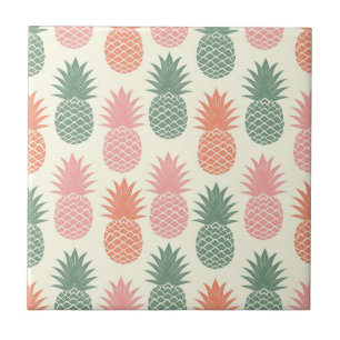 Carreau Motif vintage 2 d'ananas