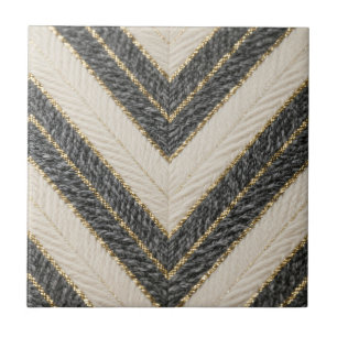 Carreau Motif Zigzag Chevron Glamour