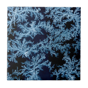 Carreau Motifs de givre en gros plan, Californie