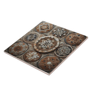 Carreau Motifs de mosaïque en mosaïque