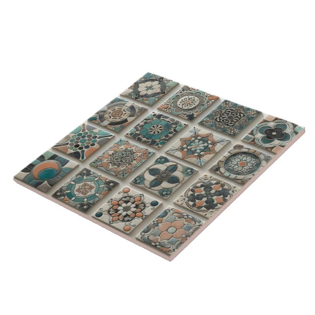 Carreau Motifs en céramique (Côté)