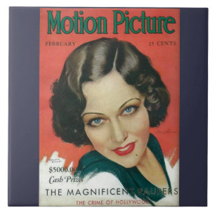 Carreau Motion Picture Février 1931 Gloria Swanson couvert