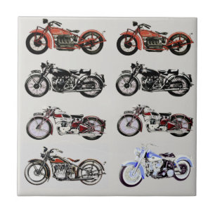Carreau MOTOCYCLES vintages