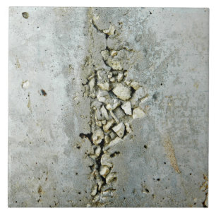 Carreau Mur en béton criqué avec de petites pierres