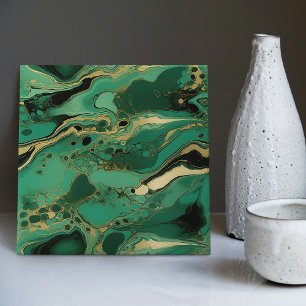 Carreau Mur vert émeraude Décor Mosaïque moderne et chic