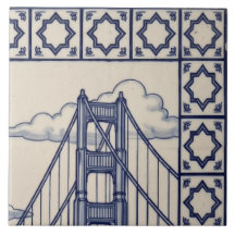 Mural Azulejo de San Francisco 2 sur 6 en haut à d