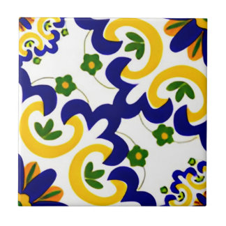 Carreau murs blancs et dorés mosaïque contemporaine floral