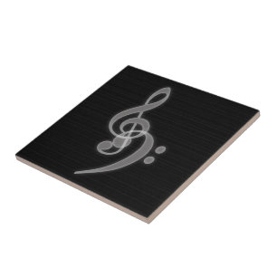 Carreau Musique - Carrelage en céramique Treble et Bass Cl