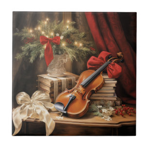 Carreau Musique violon de Noël