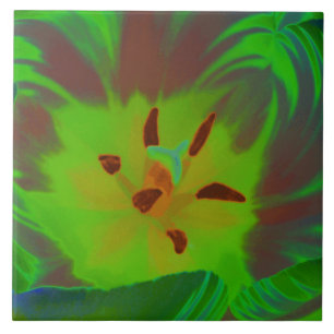 Carreau Mystic Green Tulip
