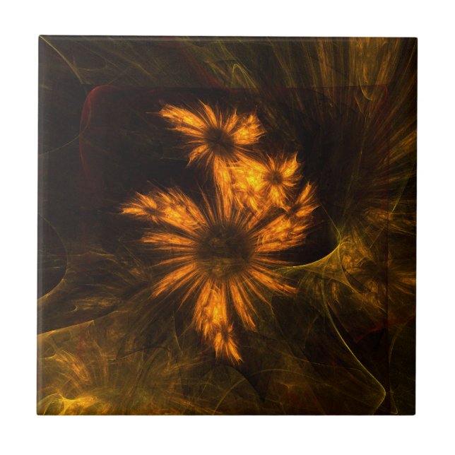 Carreau Mystique Jardin Carrelage d'art Abstrait (Devant)