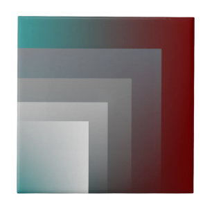 Carreau N - sarcelle gris bordeaux