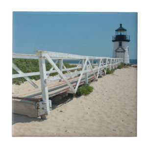 Carreau Nantucket. Phare Old Wooden