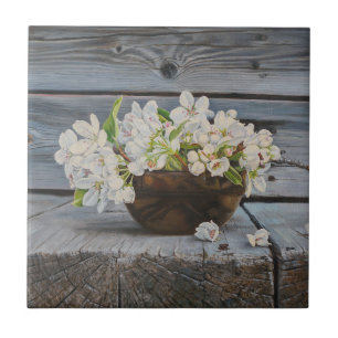 Carreau Nature morte Apple Blossom – Impression d'art orig