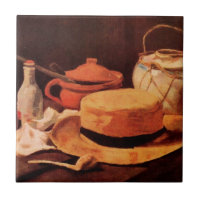 Nature morte Chapeau de paille jaune de Vincent va