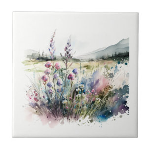 Carreau Nature Style Fleurs de terrain Carrelage en cérami