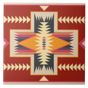 Carreau Navajo Motif -3 Carrelage en céramique