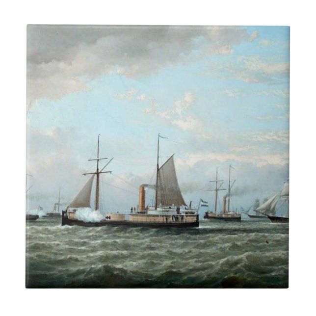 Carreau Navires de la flotte de la marine argentine 1874 (Devant)
