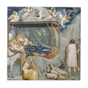 Carreau Navitité (Naissance de Jésus-Christ) (par Giotto)