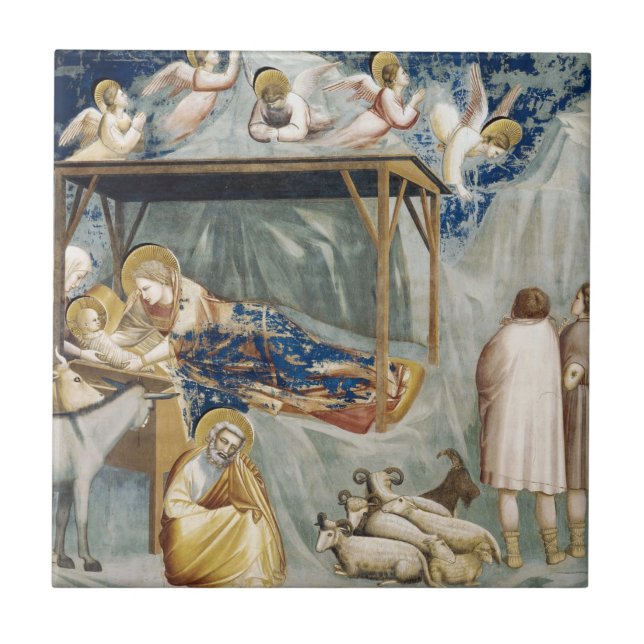 Carreau Navitité (Naissance de Jésus-Christ) (par Giotto) (Devant)