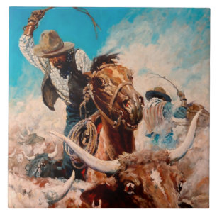 Carreau NC Wyeth Peinture "Découpe"