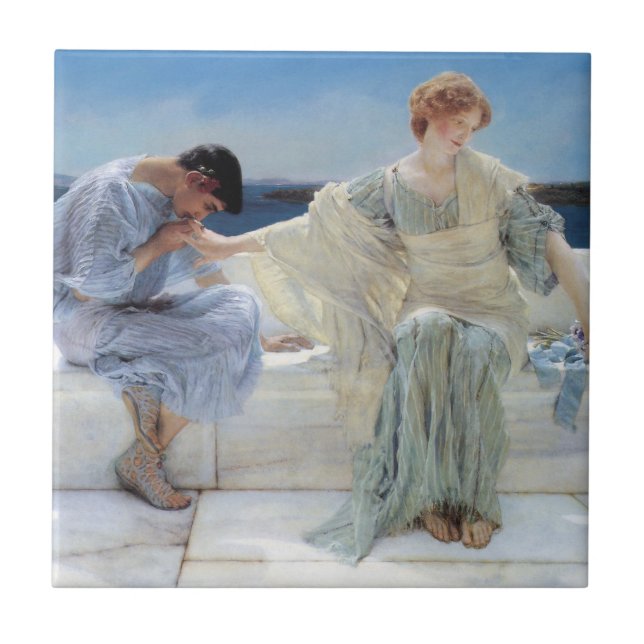 Carreau Ne me demandez plus par Sir Lawrence Alma-Tadema (Devant)