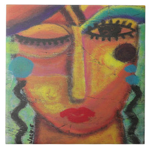 Carreau Ne vous souciez pas de la peinture acrylique Abstr