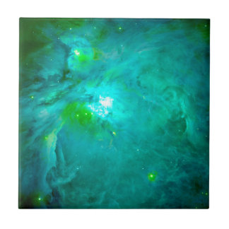 Carreau Nébuleuse d'Orion Aqua Bleu Turquoise